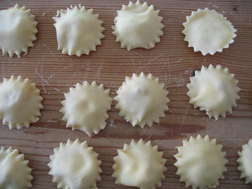 ravioli pronti per la cottura